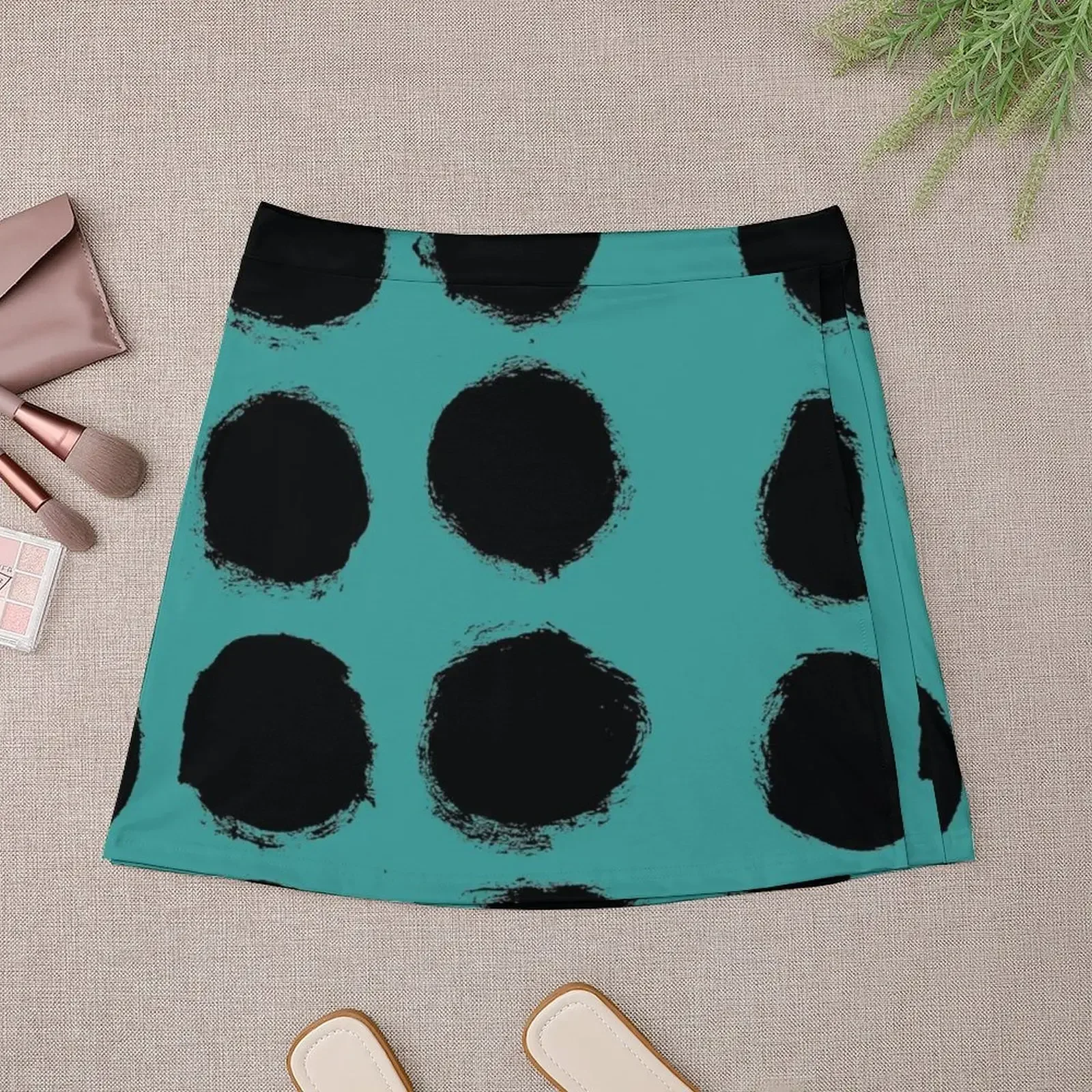 Мини-юбка Alli Inky Dots короткие юбки мини-юбка женская юбка в стиле фея гранж