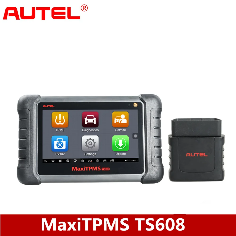 Autel MaxiTPMS TS608 TPMS инструмент для переобучения поддерживает полный Программирование TPMS + датчиков с 8 шт. 315 МГц MX-датчиков