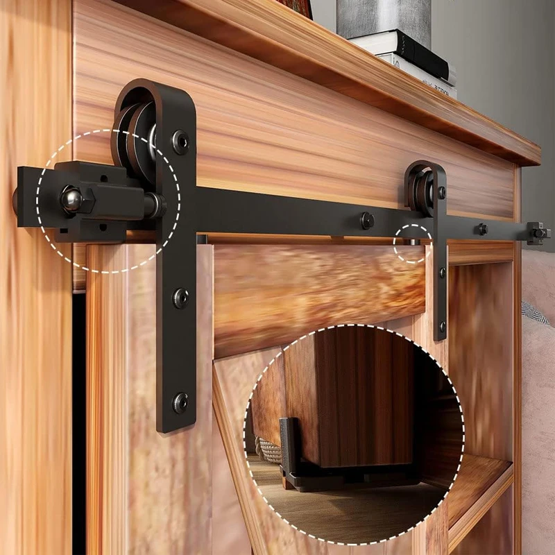 CCJH 3-6 5 футов мини-набор оборудования для раздвижных дверей однодверной ТВ-стойки