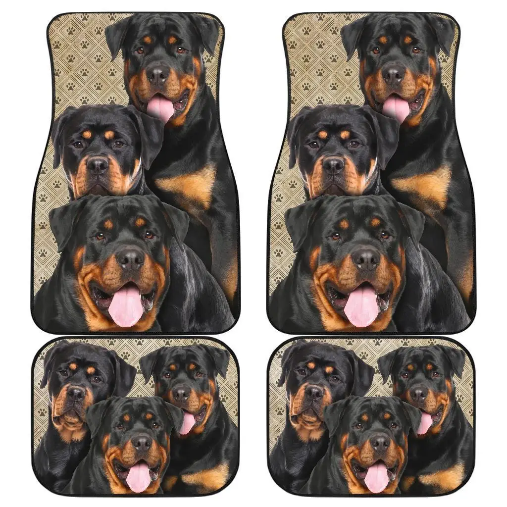 

Rottweiler Car Floor Mats For Rottweiler Dog Lover