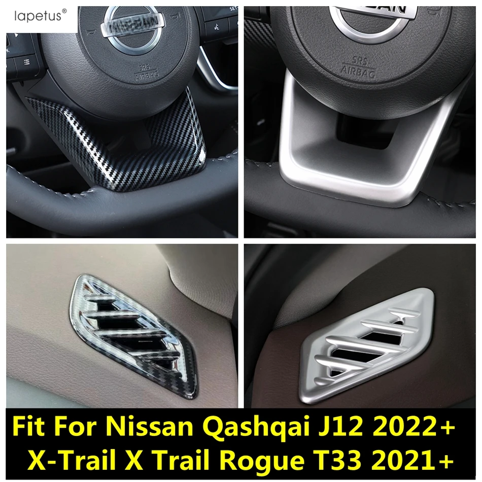 

Steering Wheel Frame / Side Air AC Vent Outlet Cover Trim For Nissan X-Trail X Trail Rogue T33 2021 2022 / Qashqai J12 2022 2023