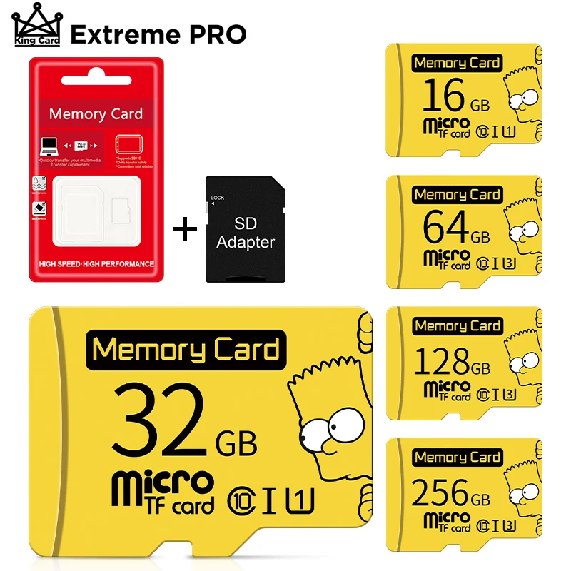 Оптовая продажа карт памяти 128 ГБ Extreme Pro Flash Mini SD Card 32 Гб 64 256 512 класс 10 - купить по