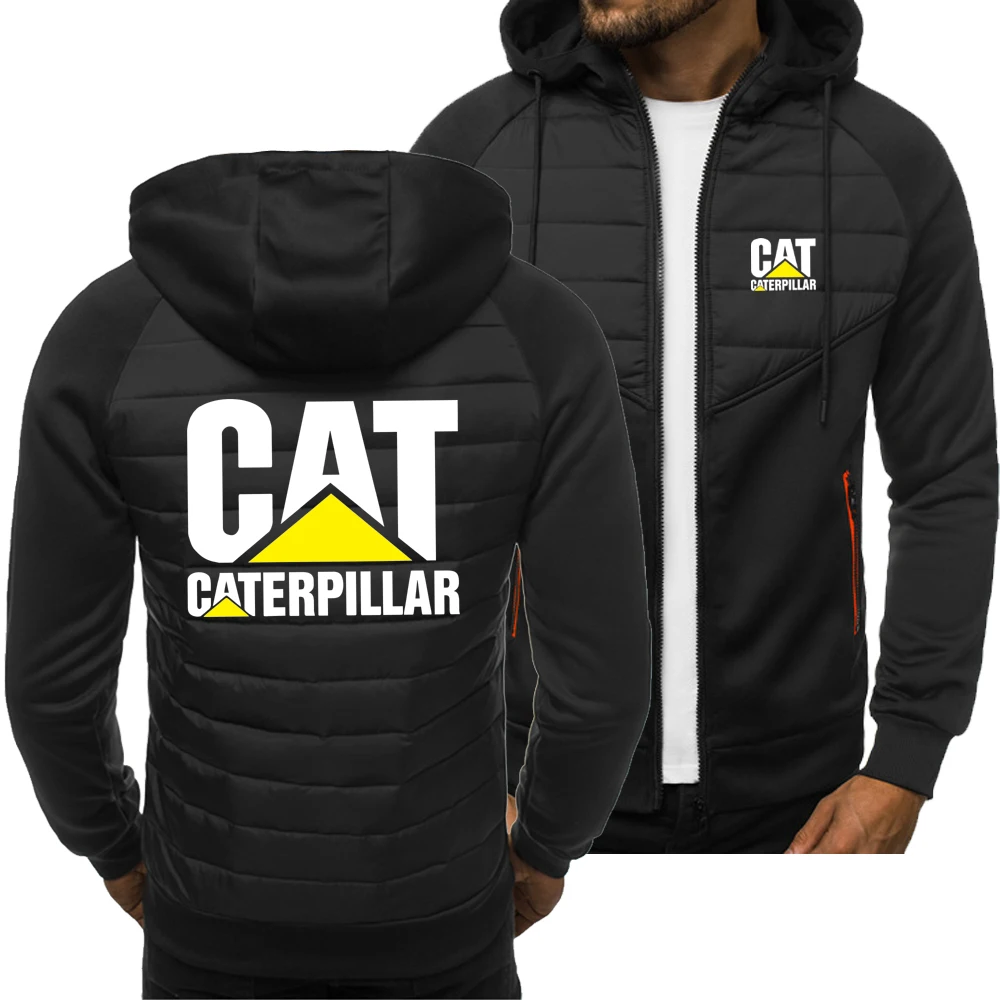

New Spring Autumn Cat Caterpillar Hoodie Men's Fashion Sport Casual Sweatshirts Cardigan Zipper Long Sleeve Jacket