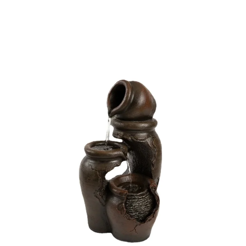 

Villacera 3-Tier Cascade Pot Fountain – 9 Gallon Outdoor Water Feature