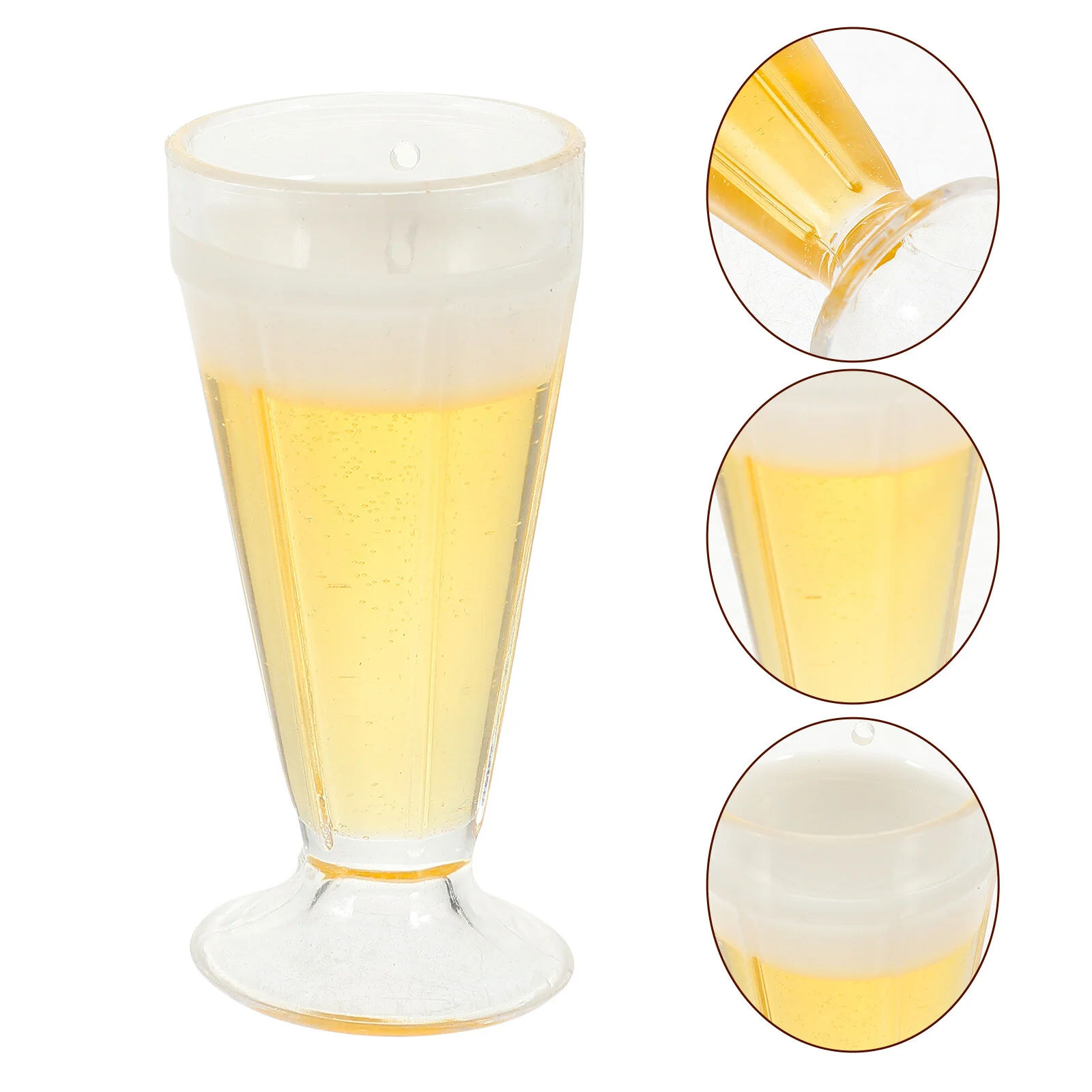 

Pendant Mini House Landscape Adornments Simulated Champagne Cup Beer Model Decors Photo Props