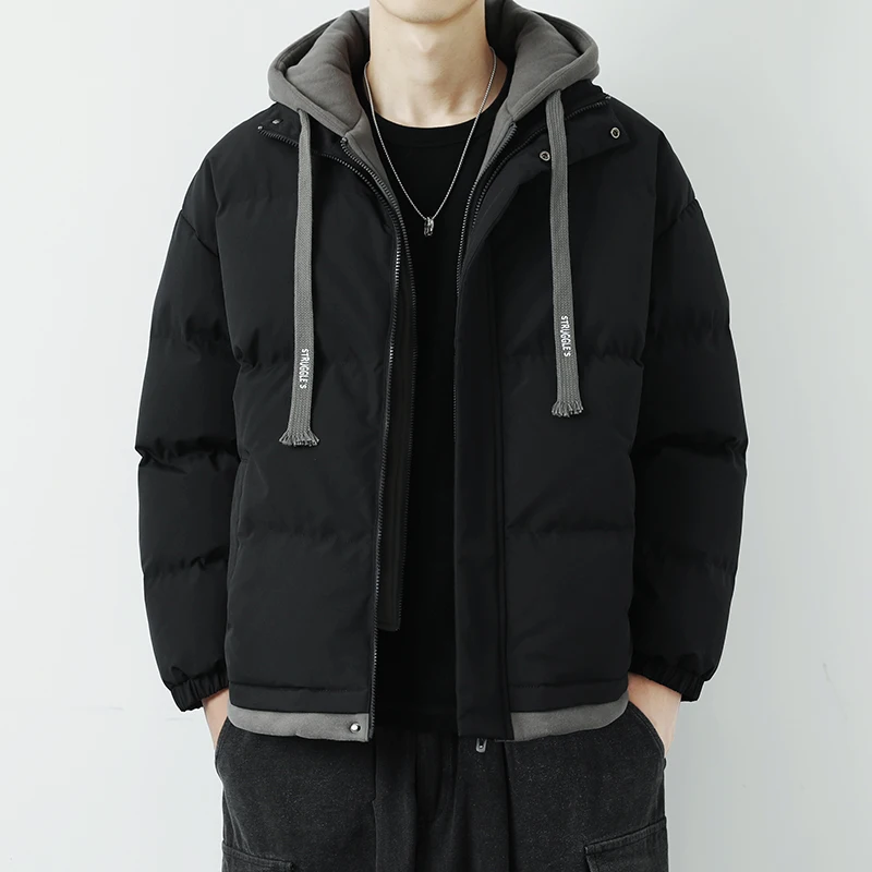 

Зимнее утепленное ветрозащитное и водонепроницаемое пузырьковое пальто для путешествий в стиле Харадзюку, Классическая Базовая пуховая к...