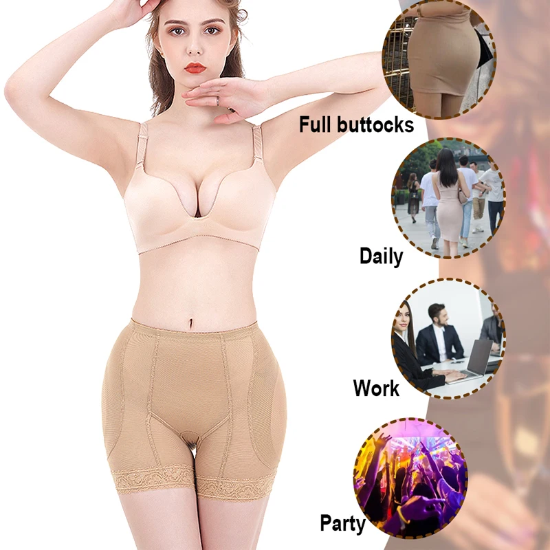 NINGMI Butt Lifter Tummy Control Shapewear Hip Enhancer Shaper Panties Seamless Shaping Underwear Sexy Ass Padded Panties