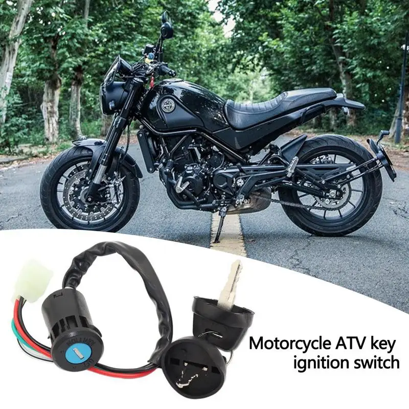 

Универсальный переключатель ключа зажигания, универсальные ключи зажигания мотоцикла, стартовый переключатель с 2 ключами 50 70 90 110 125 150 200 ATV Bike