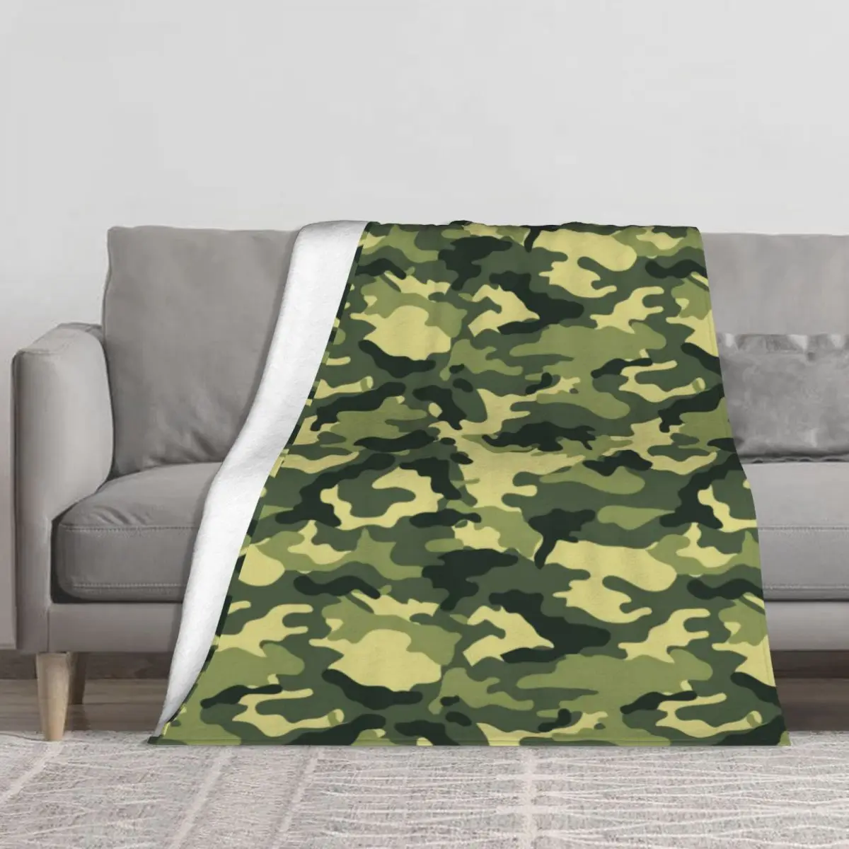 

Камуфляжное одеяло с рисунком леса, удобное большое толстое одеяло, зимнее одеяло для сна