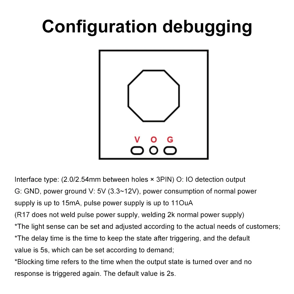 Умный микроволновый индукционный радар 10G 10 525 ГГц датчик обнаружения