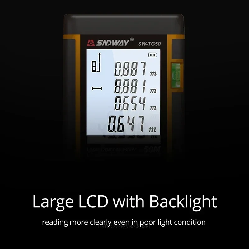 SNDWAY лазерный дальномер мини-дальномер SW TG50 TG70 TG100 TG120 цифровой Trena 50 м 70 100 120