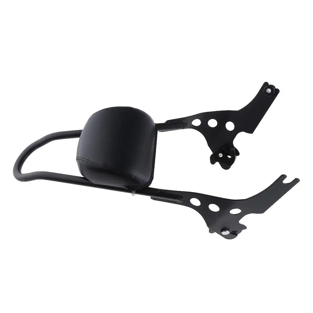 

Motorcycle Detachable Sissy Bar Backrest Pad Fit for Harley XL 883 2004-up (Black)
