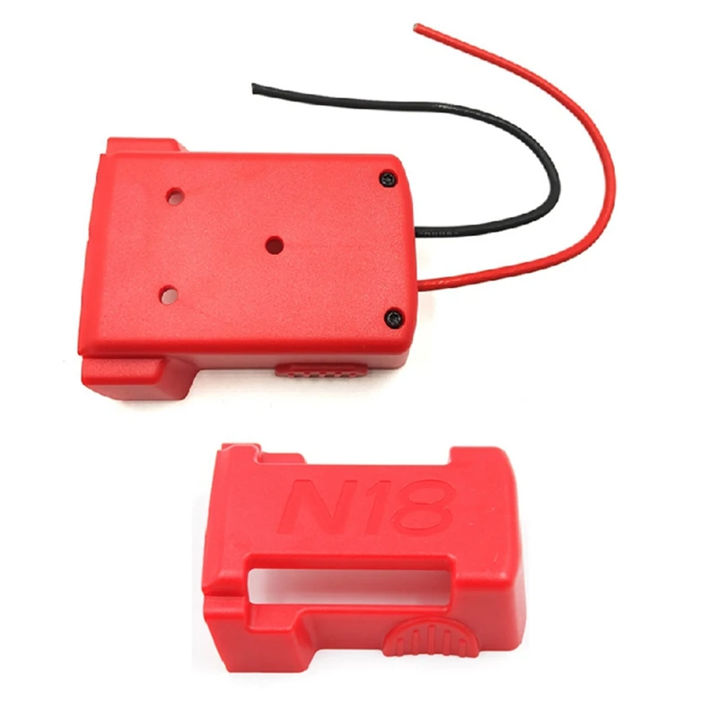

BMDT-Battery Holder For MK M18 18V Battery Storage Shelf Clip Wall Mount Dock Hanger & For MK Battery Adapter