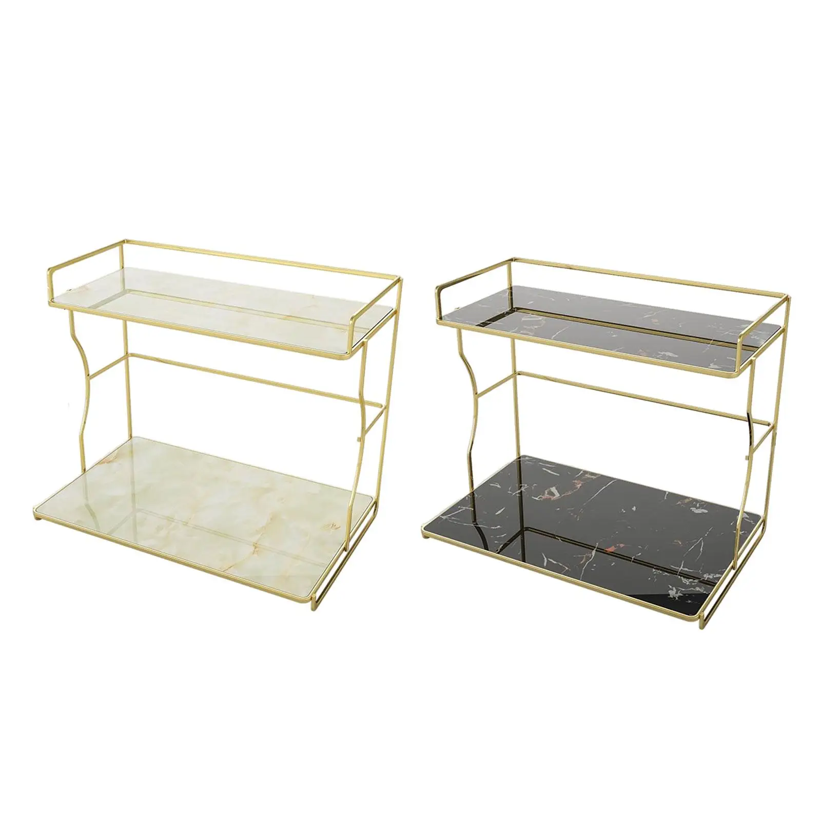 

2 Tier Bathroom Countertop Organizer Birthday Parties Perfume Toiletries Bedroom Dresser Dresser Multilayer Mugs Tea Cup Rack