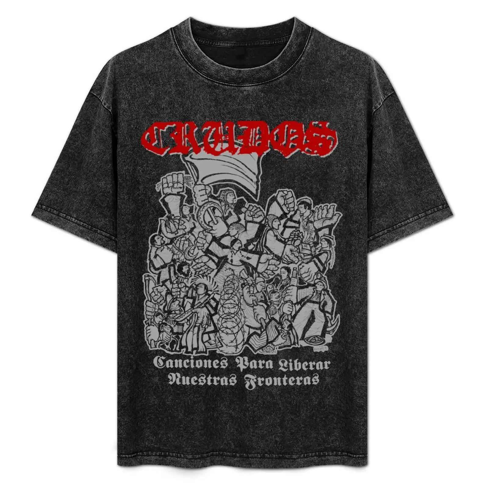 Мужская футболка Crudos - Los Crudos-бесплатная доставка большие размеры винтажные