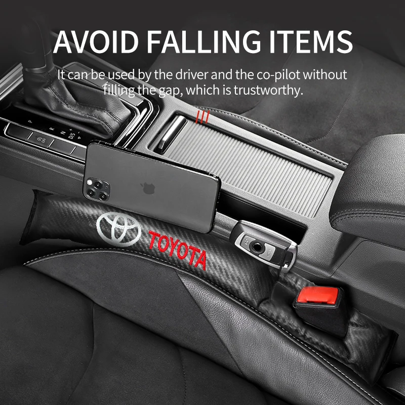 

Car Seat Side Gap Plug Filler Pads Drop Stop Pad For Toyota Corolla Yaris Chr Hilux Aygo Auris Rav4 Avensis T25 2022 Accessories