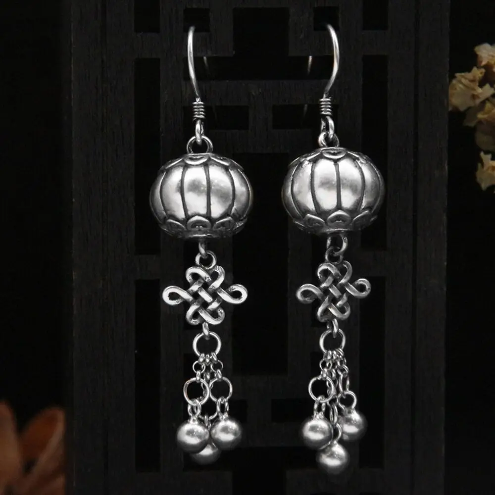 

Серьги-подвески женские из серебра 925 пробы