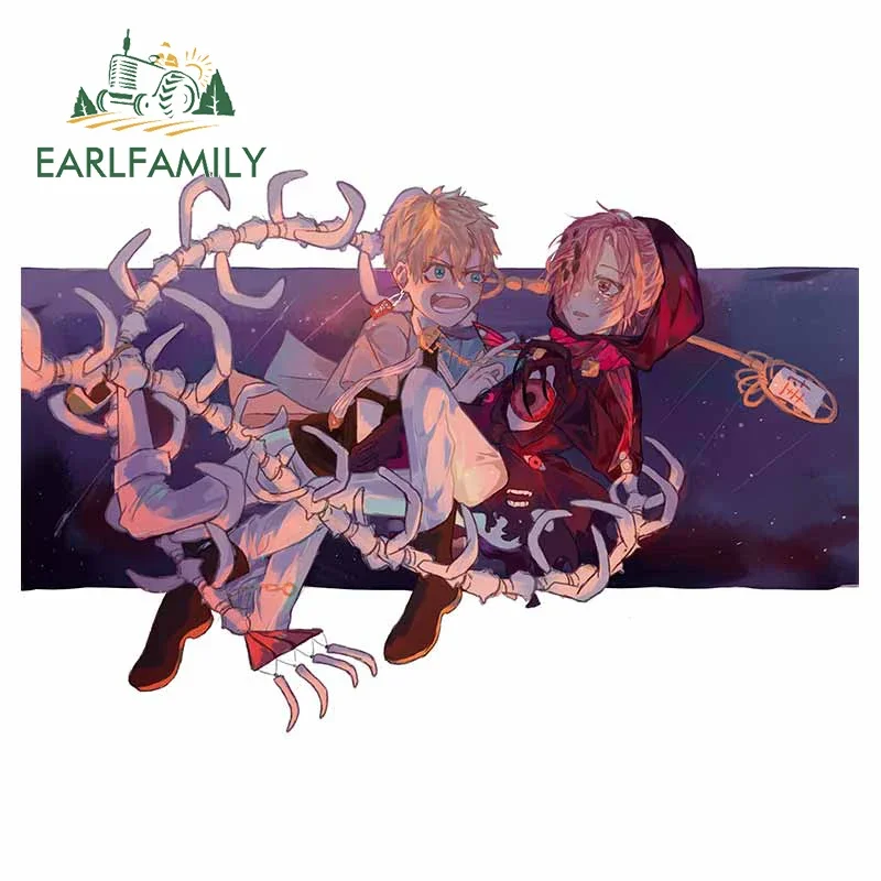 EARLFAMILY 13 см x 8 9 для аниме Slap Kun автомобильная тонкая фотография кавайная наклейка