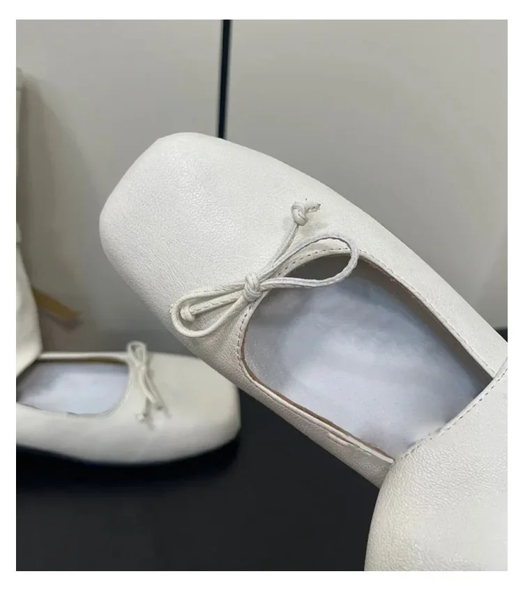 Корейская версия из овчины нишевые туфли Мэри Джейн натуральной кожи с