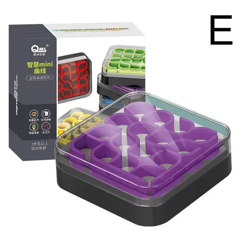 3D-головоломка-куб Crazy Curve, головоломка, коробка для логических тренировок, Геометрическая линия, детский судоку, Интеллектуальный Thinkin D2e0