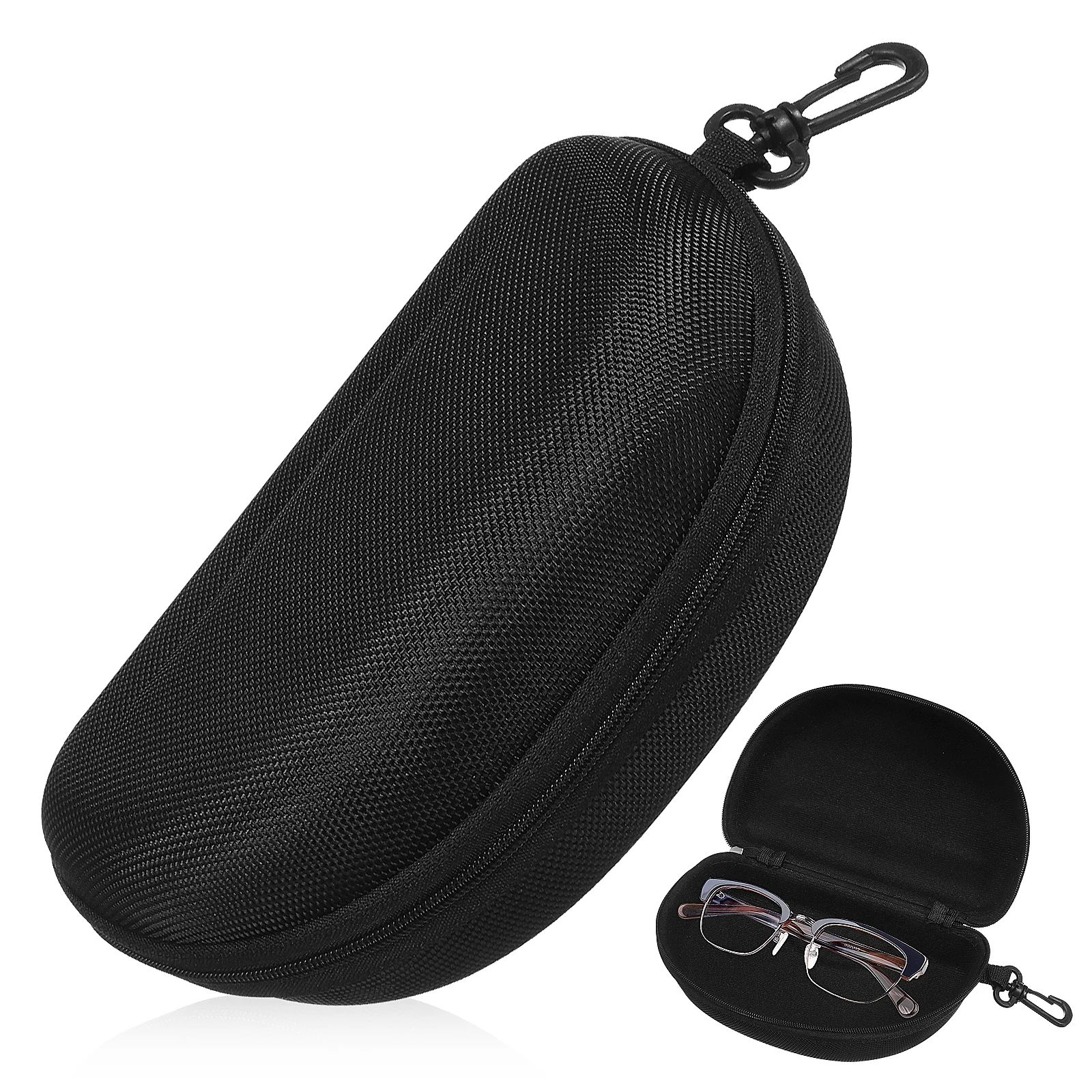

Sports Glasses Case Protection Eyeglass Holder Large Sunglasses Zipper Soft Portable Organizer Outdoor Eyeglasses
