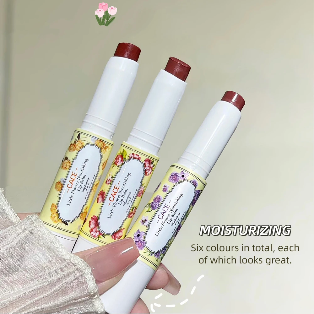 

Moisturizing Fruit Lipstick 6 Colors Natural Cherry Anti-cracking Non-Stick Cup Lip Balm Deep Repair Lips Care Makeup Cosmetics