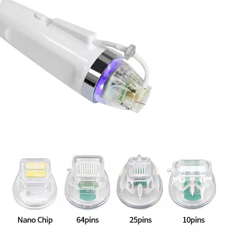 Fractional Microneedle rf Cartridge 10/25/64 pins Wholesale Disposable Nano Needle Micro Chip Consumable Micro Needle for Tattoo