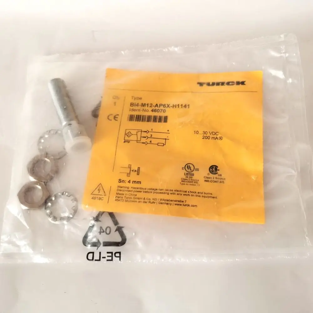 

Новый индуктивный датчик приближения Turck BI4-M12-AP6X-H1141