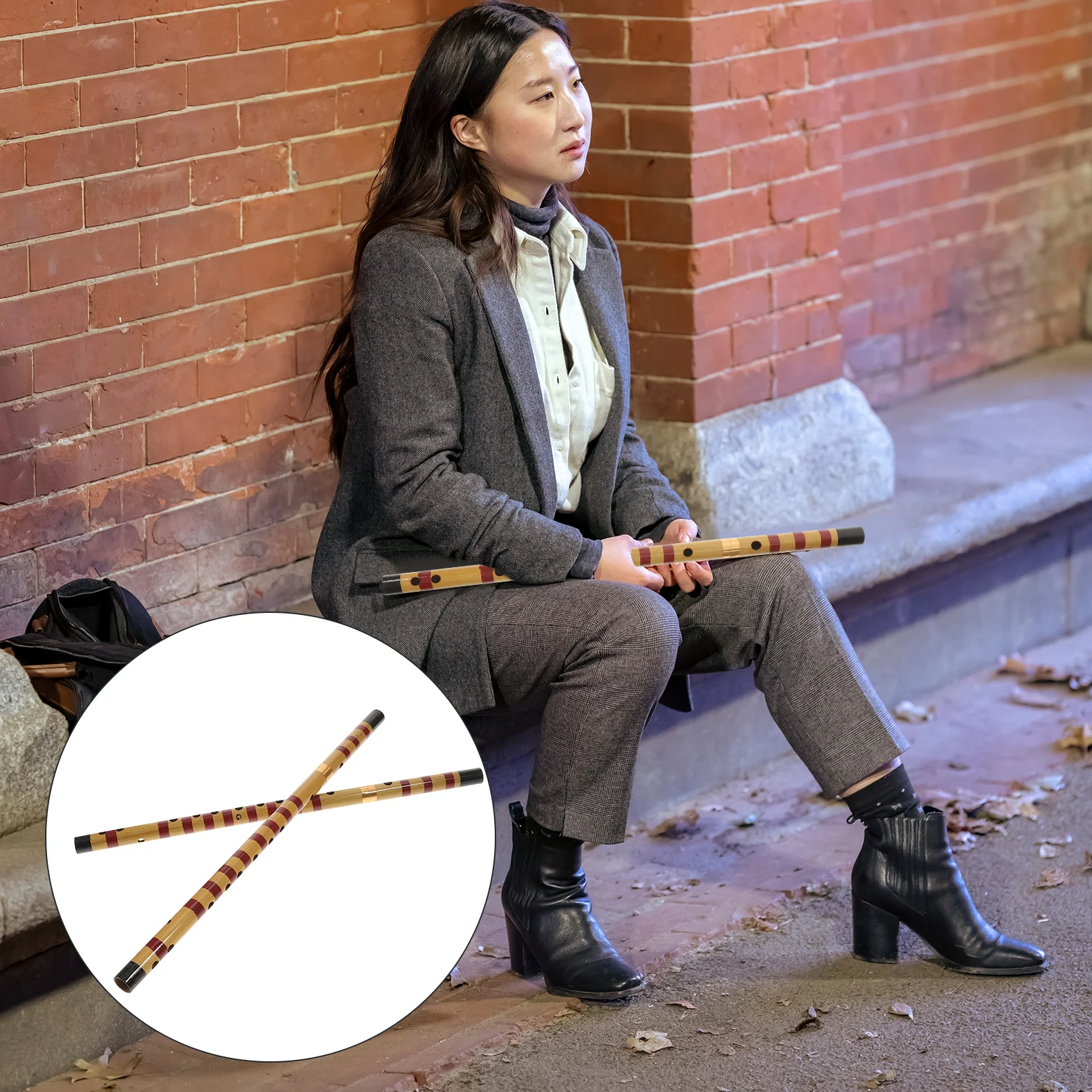 Музыкальный инструмент бамбуковая флейта американский пикколо традиционный