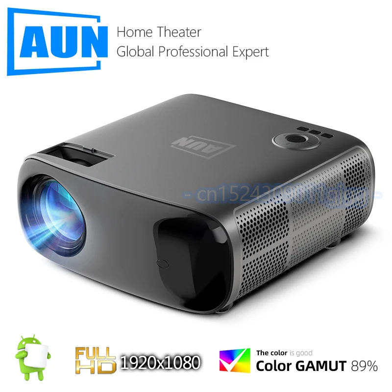 AUN AKEY9S Android Projector 4k Full HD Native Video Beamer 1080P Bluetooth WIFI Smart TV Projectors 200inch LED Home Theater