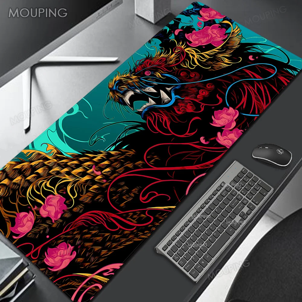 

ART Dragon Deskmat Pc Gaming Mouse Pad Xxl Cool Office Tables and Games Computer Devices Desk Folding Laptop Table Speed Carpets