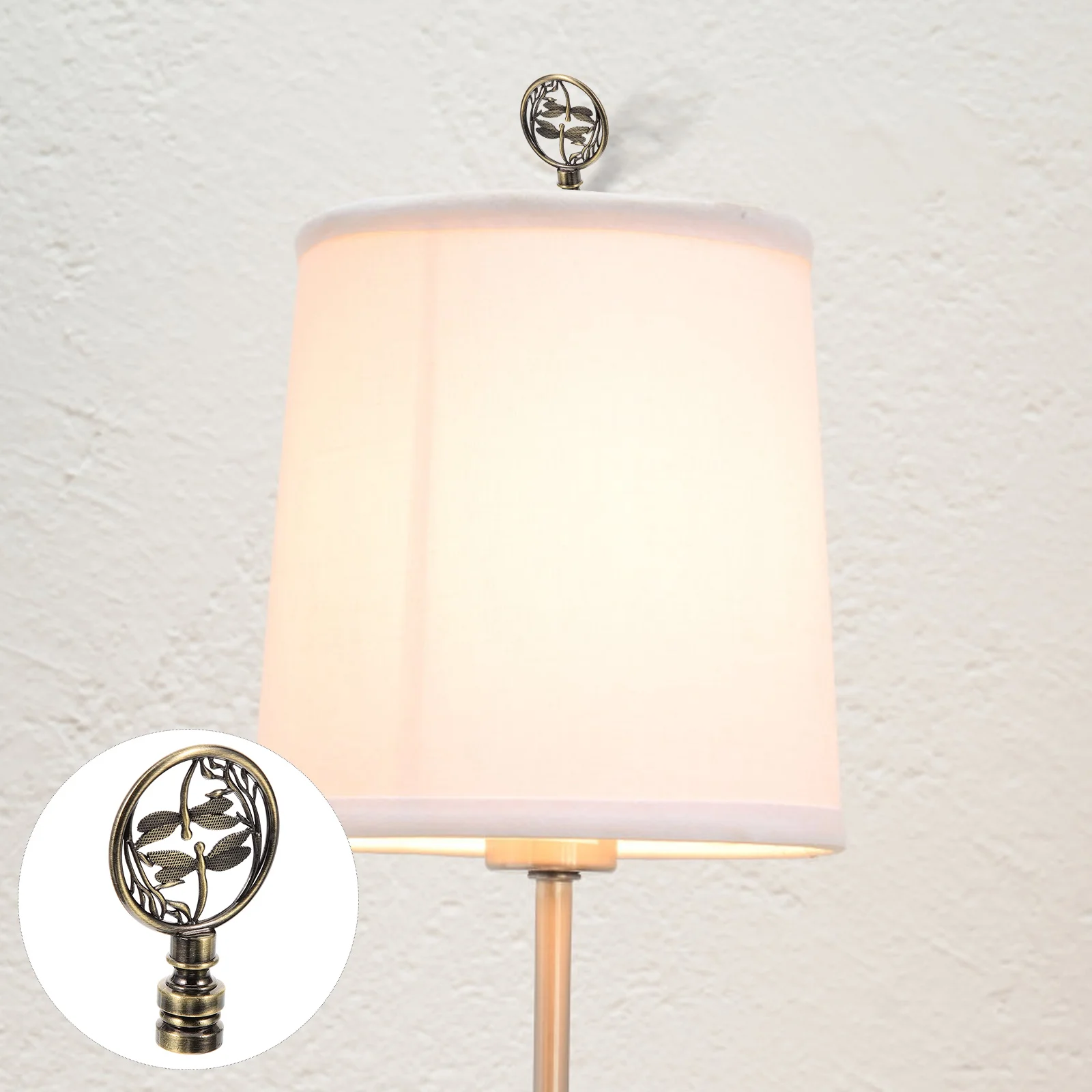 Верх лампы декоративная ручка украшение освещение настольный пол (ретро цвет)