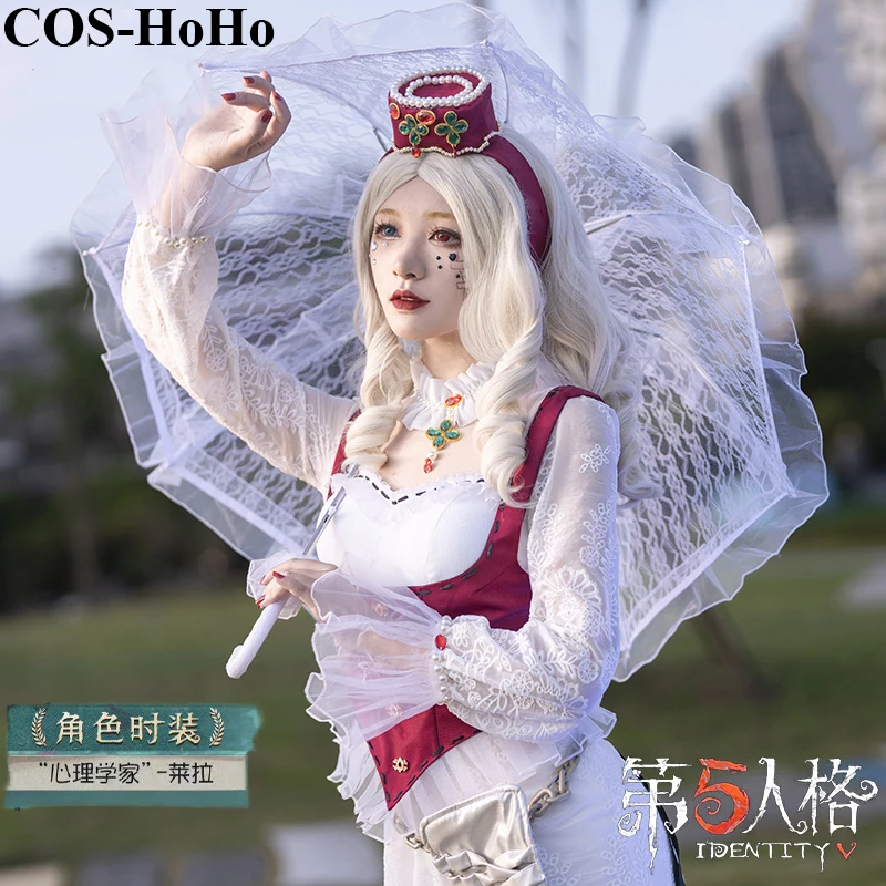 

Женский костюм для косплея COS-HoHo, белое аниме персонаж V Ada Mesmer Lila на День святого Валентина