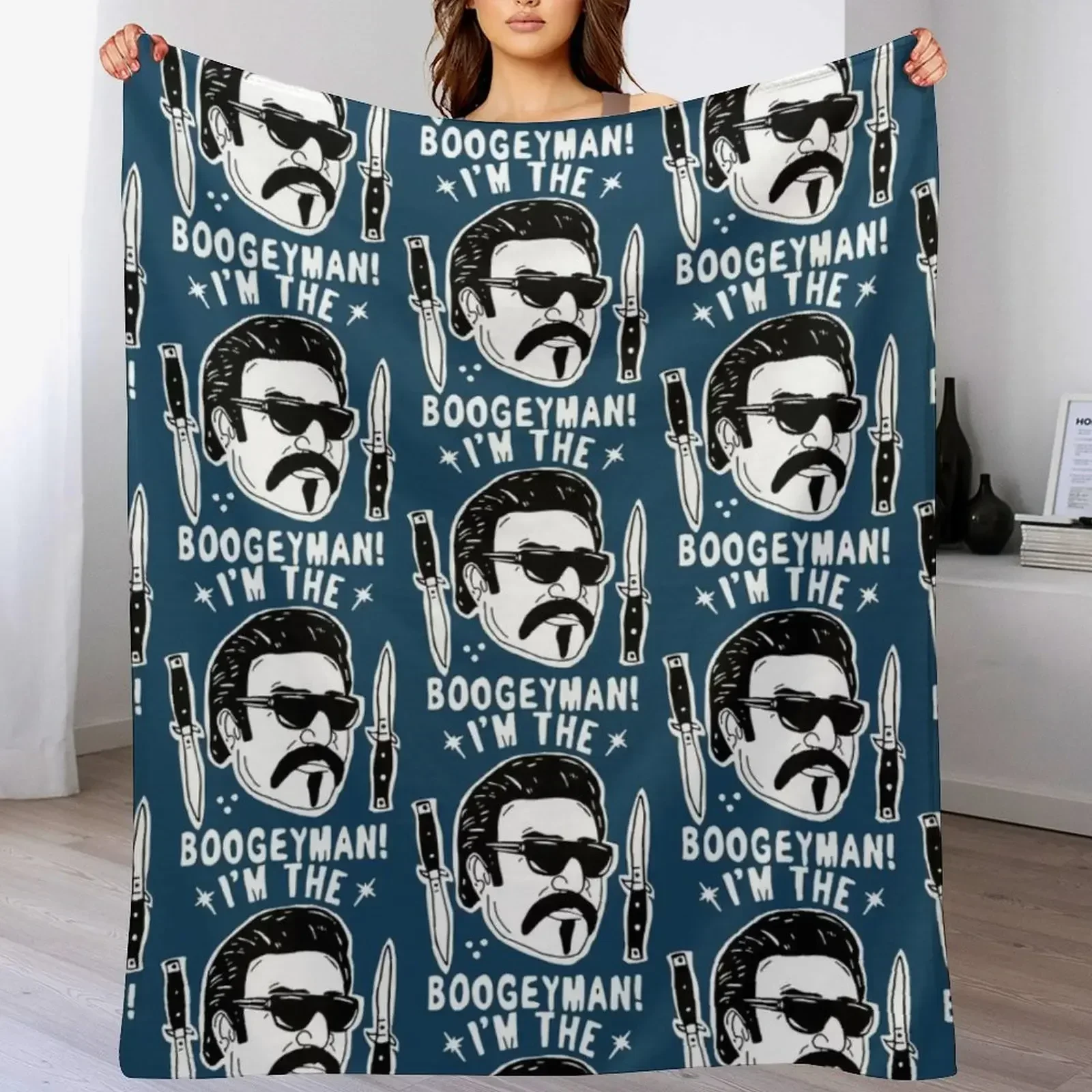 I_m the boogeyman Плед Тяжелые рождественские подарки Одеяла