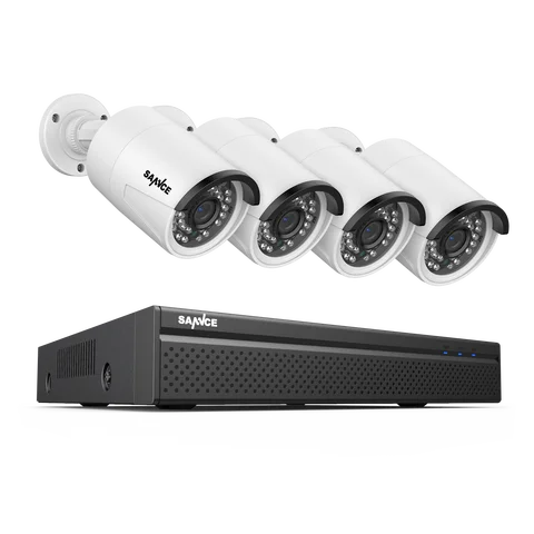 Сетевая видеосистема SANNCE, 16 каналов, 5 МП, HD, POE, H.265 + NVR, 30 м, EXIR, IP-камера ночного видения