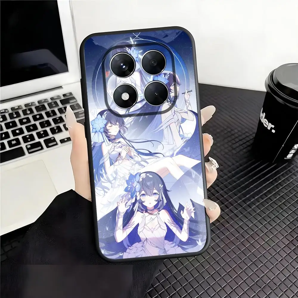 Фото Чехол для телефона Honkai Star Rail Seele, мягкий черный чехол для телефона Redmi Note15 11 12 13 14Pro Plus S 5G 14C A3 №2