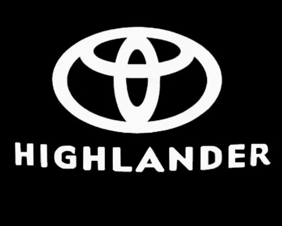 

2 шт. светодиодные автомобильные лампы для дверей, лампы Ghost Shadow, аксессуары для TOYOTA Prado Highlander Camry Corolla AVALON Prius