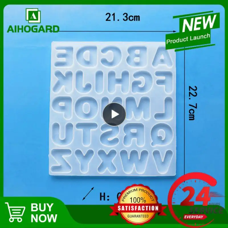 

1~8PCS Silicone Cake Mold 26 English Alphabet Letters Chocolate Candy Maker Tray Pan Handmade Diy Decorating Tools