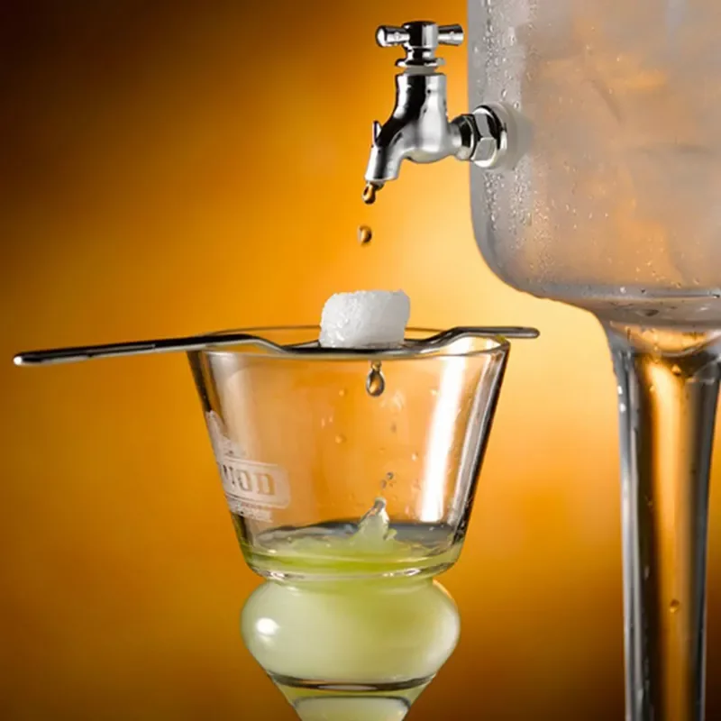 

2022New Stainless Steel Absinthe Spoon Cocktail Bar Utensils Bitter Scoop Cup Drink