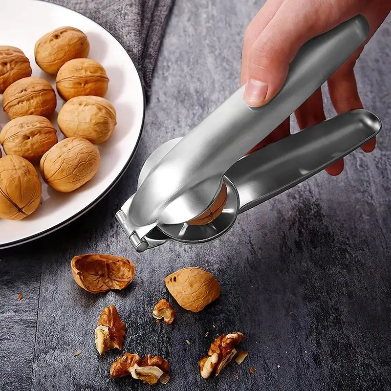 

Nutcracker Chestnut Clip 304 Stainless Steel Chestnut Cutter Tool Nut Cracker Sheller Walnut Pliers Metal Nut Opener Plier