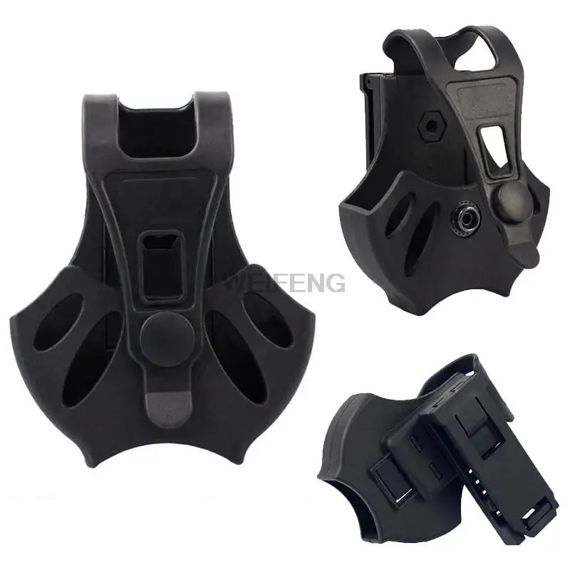 

Tactical Handcuffs Case Police Shackles Holster Military Handcuff Holder Pouch 360 Degree Rotatable Waist Belt Clip Accessories