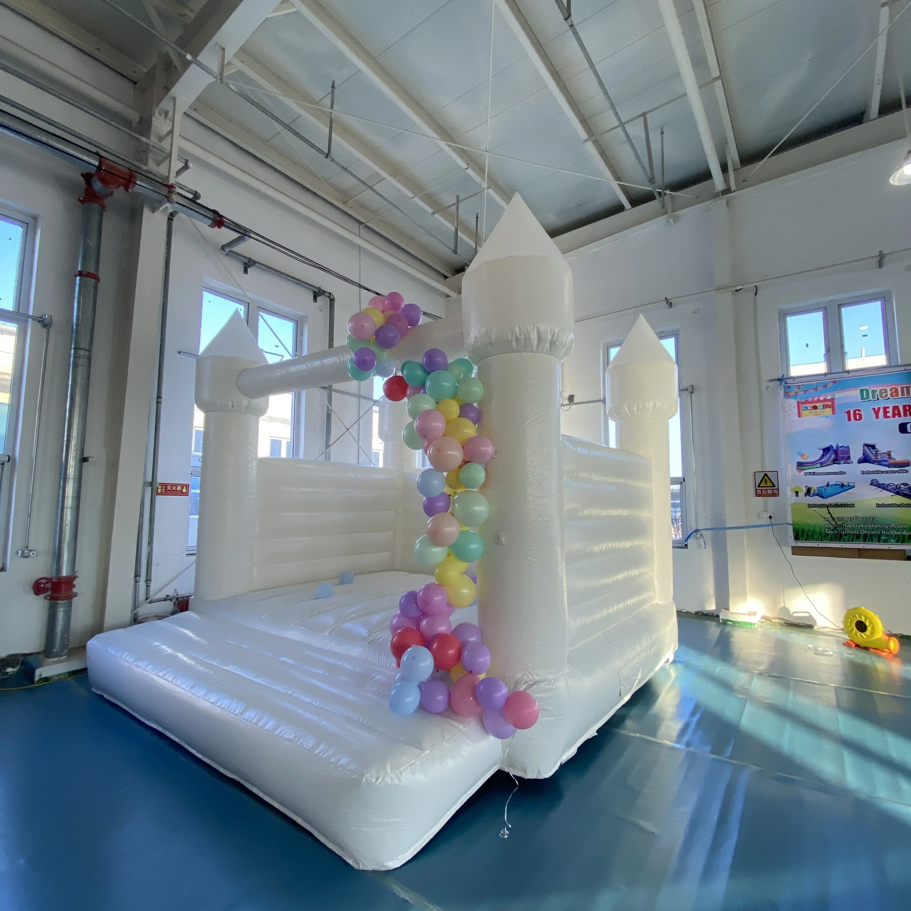 13x13 футов коммерческий белый надувной Свадебный батут прыгающий замок для детей