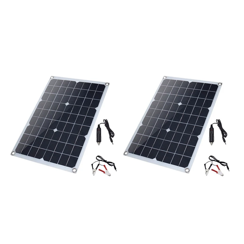 

2X 20W 18V Monocrystalline Solar Photovoltaic Panel Environmentally Friendly Portable Solar Charging Panel Solar Panel