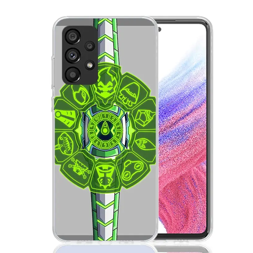 Чехол для телефона Cartoon Ben 10 Samsung Galaxy A16 A14 A15 A13 A12 A54 A55 A53 A52 A24 A25 A23 A22 A34 A35 A33 A32 A05S A04S