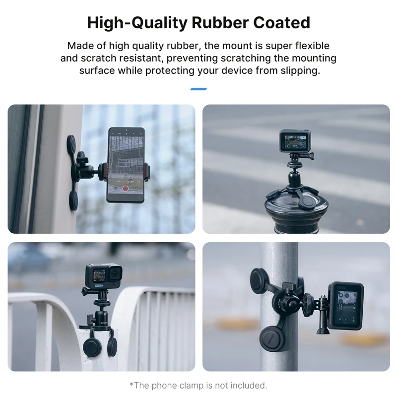 Магнитное крепление Ulanzi GO-001 для экшн-камер смартфонов гибкое Gopro Insta 360 с винтовым