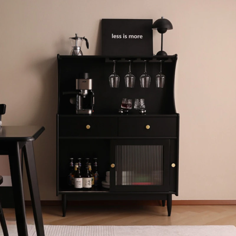 

Vintage Glass Wine Kitchen Cabinets Storage Liquor Wooden Open Kitchen Cabinets Modern Küchenschrank Kitchen Furniture YQ50KC