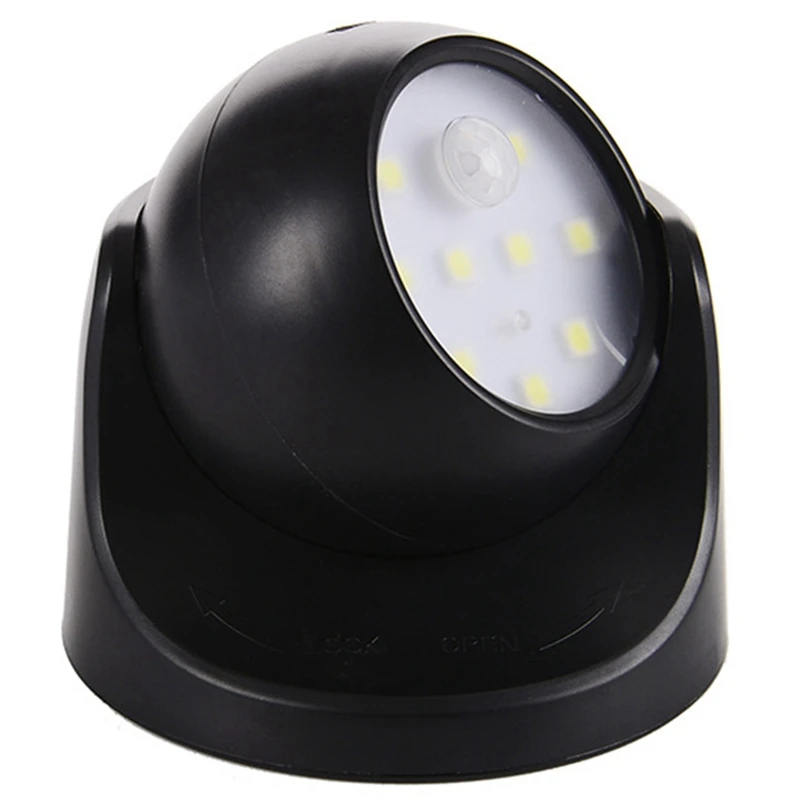 

Светодиодный ночник с датчиком движения, беспроводной индукционный комнатный светильник, портативный настенный светильник на батарейках для коридора, спальни