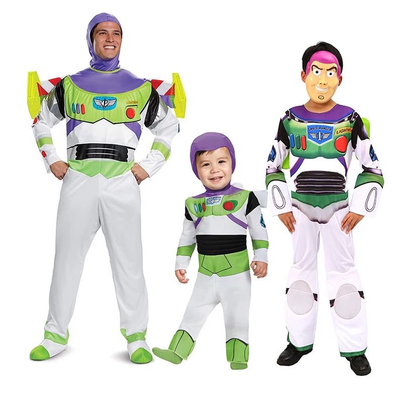 

Cartoon Halloween Costume Space Range Buzz lightyear Fancy Jumpsuit Cosplay Costume For Adult Kids