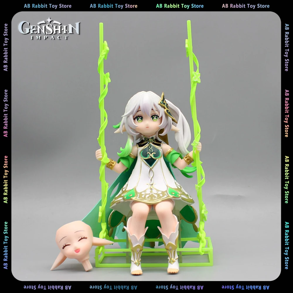 

23cm Genshin Impact Figure Nahida Swing Nahida Anime Figures Pvc Statue Model Doll Collectable Figurine Desk Decora Kids Gifts