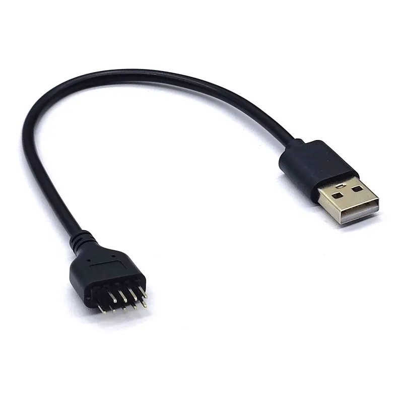 Передняя панель Angitu USB 9Pin к 2.0 9Pin/10P материнская плата встроенный Bluethooth водяное
